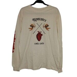 Camila Cabello Romance Shirt Long Sleeve Unisex Size Large NWOT